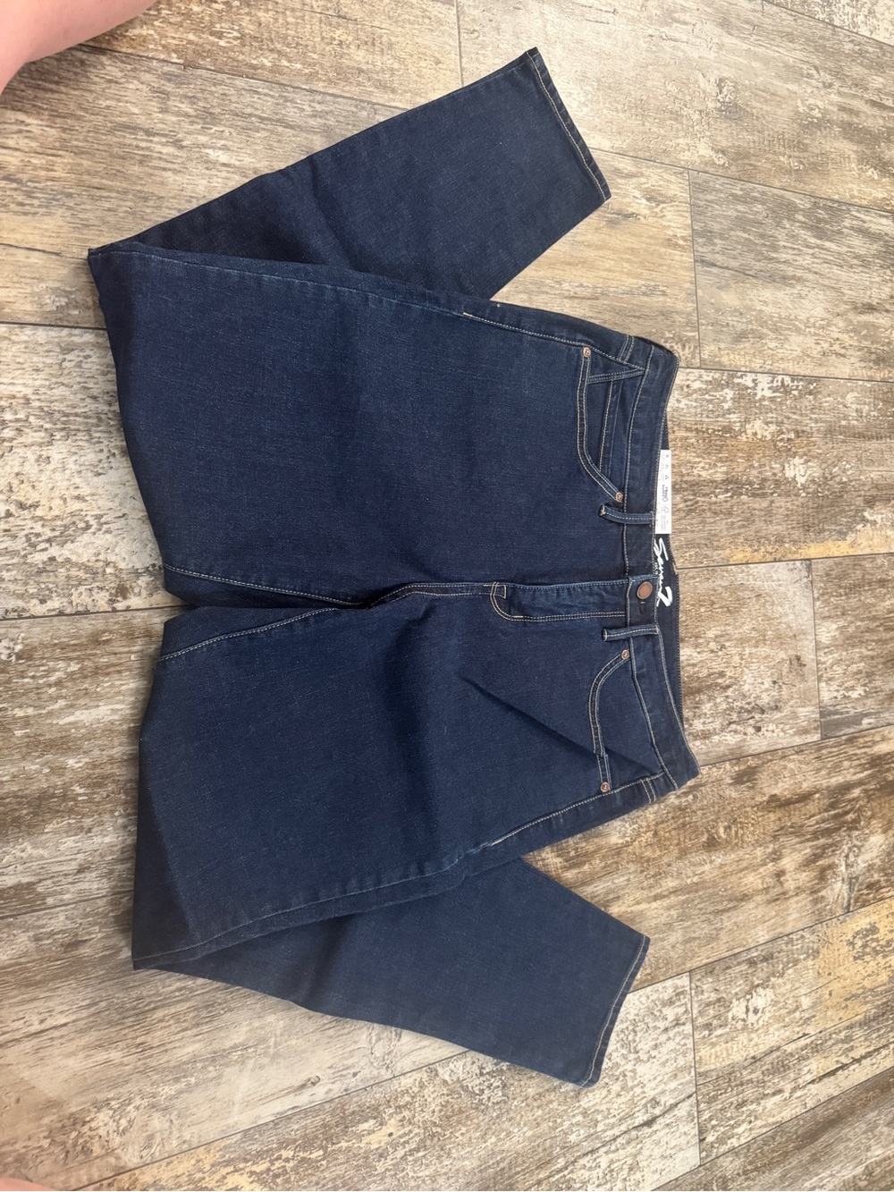 Seven7 Deep Indigo Straight Leg Jeans